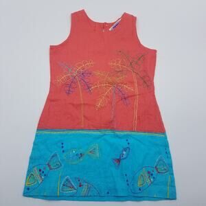 4/$25 Patty Linen and Cotton Blend Summer Dress